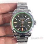 AR Factory Swiss Rolex Milgauss 904L Stainless Steel Watch Green Dial 40mm_th.jpg